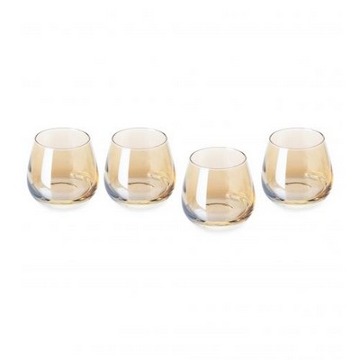 Набор низких стаканов 300мл 4шт Luminarc Sire De Cognac Золотой мед P9309