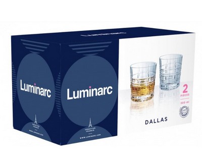 Набор низких стаканов 300мл 2шт Luminarc Dallas Q3087