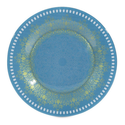 Обеденная тарелка 25см Luminarc Bagatelle Turquoise Q8808