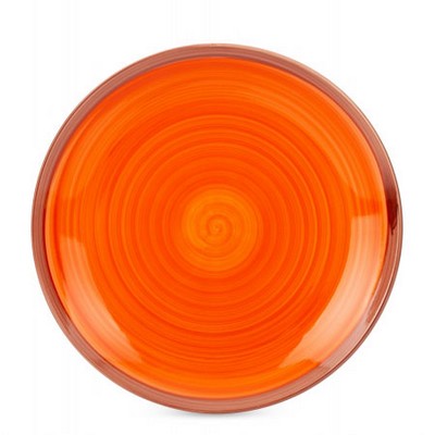 Обеденная тарелка 27см Fioretta Wood Orange TDP440