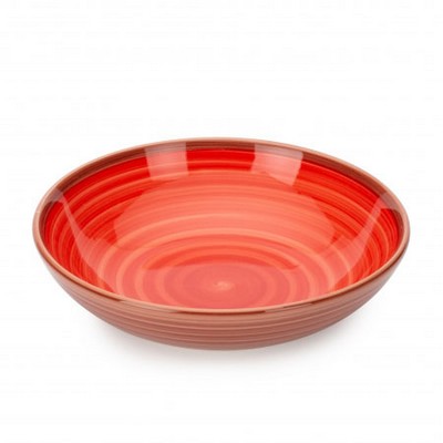 Суповая тарелка 20см Fioretta Wood Red TDP491
