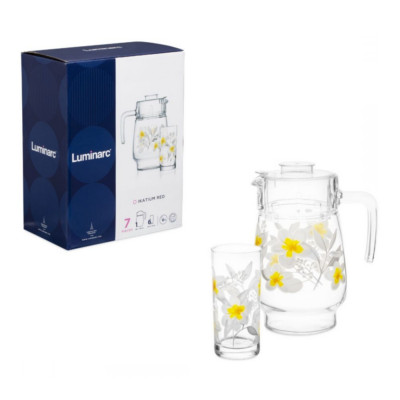 Питьевой набор 7 предметов Luminarc Ikatium Yellow V0069